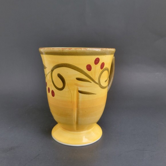 Home Trends Footed Pedestal Mug Italian Villa - Picture 2 of 9